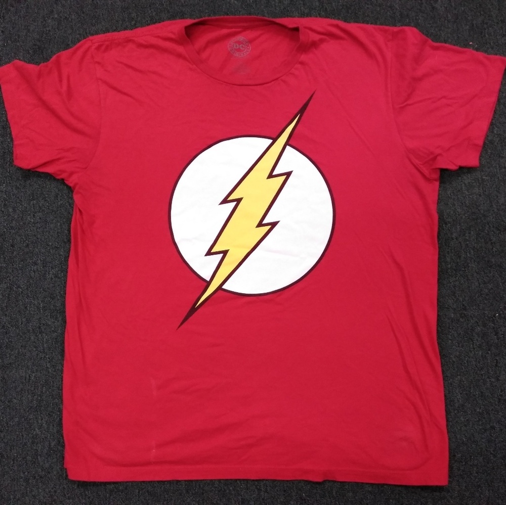 Mens DC Comics Flash Logo T-Shirt